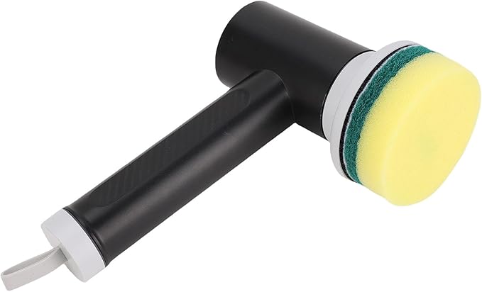 Electric Cleaning Brush Scrubber Multi Functional Handheld with 4 Brush Heads 1200mAh Battery Type C Charging for Kitchen Bathroom Car Cleaning