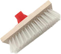 BESPORTBLE Long Handle Stiff Bristle Floor Scrub Brush 40cm Nylon Decking Brush for Patio and Bathroom Tile Cleaning Outdoor Heavy Duty Scrubber for Grout and Carpet Stain Removal