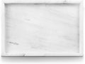 Yew & Tulip Natural Marble Vanity Tray, Nature White Marble with Spots Serving Tray for Bathroom, Kitchen, Vanity, Home Decor, Wedding etc. (12" x 8" x 1.2")