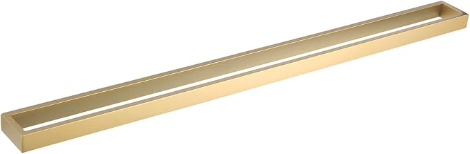 GERZWY Gold 36-Inch Bathroom Towel Bar Stainless Steel Bath Towel Bar Modern Style Wall Mount HG17703-BE