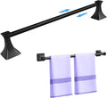 Adjustable Towel Bar, 18''to 24''Towel Racks for Bathroom Wall, Thicken Stainless Steel Bath Towel Holder for Shower, Modern Home Decor Towel Rod