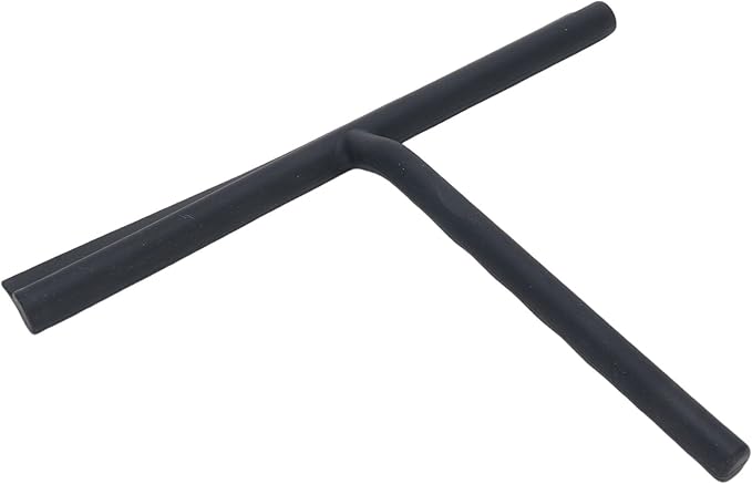 Zerodis Shower Squeegee with Silicone Construction for Glass and Tile, Ergonomic Grip and Convenient Hook for Bathroom and Kitchen Use (58mm)