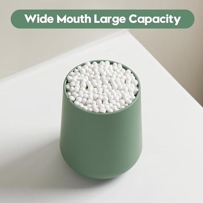 Matte Sage Green Toothbrush Holder for Electric Toothbrushes Bathroom Organizer for Toothpaste Kids & Adults
