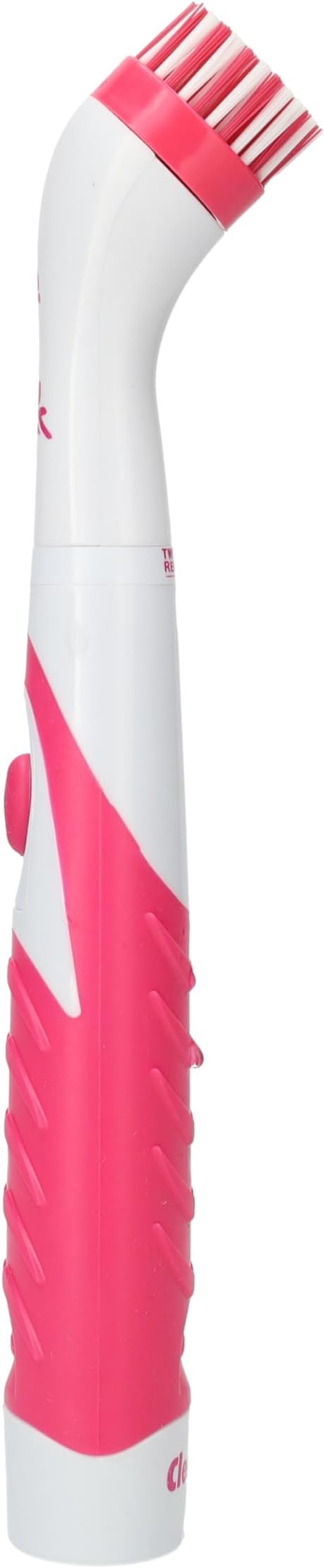 CleanRite® Multi Scrubber Electric Cleaning Brush - 10,000 RPM | Versatile & Compact (135g) | Battery Operated | Dimensions: 3.8 x 3 x 28 cm | IPX6 Waterproof - Pink