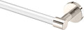 Gatco Clarion 24" L Towel Bar, Crystal-Clear Acrylic Polished Nickel