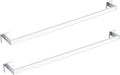 BANOLUX Towel Rack, 32-Inch Single Towel Bars for Bathroom, Towel Racks for Bathroom Wall Mounted SUS304 Stainless Steel Hand Towel Holder Heavy Duty, Chrome Towel Bar 2 Pack, A7-TB-PC-32IN-2PACK