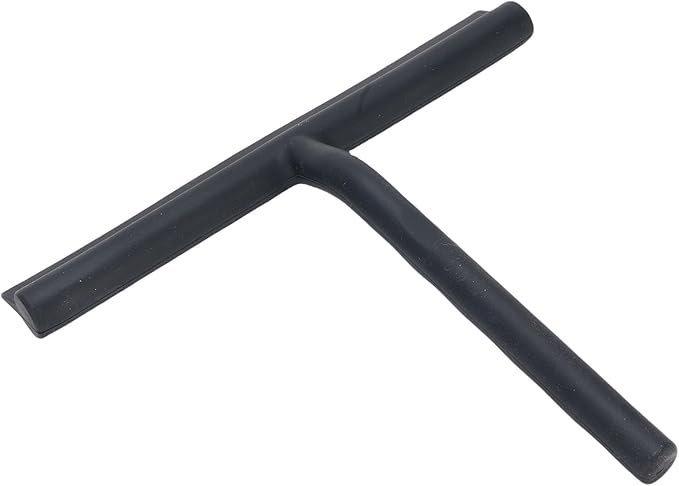 Zerodis Shower Squeegee with Silicone Construction for Glass and Tile, Ergonomic Grip and Convenient Hook for Bathroom and Kitchen Use (53mm)