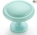 Ravinte 50 Pack 1-1/4 inch Kitchen Cabinet/Drawer/Dresser Knobs Green Zinc Drawer Pulls/Handles