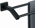 Alise Bath Double Towel Bars Towel Racks for Bathroom,Wall Mount Towel Holder 20-Inch Heavy Duty SUS304 Stainless Steel Towel Hanger Rail,Matte Black