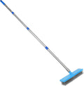 Grout Brush Scrub Brush Combo Tile Scrub Brush with Bristles Floor Scrubber Brush with Long Handle Scrubber for Cleaning Patio Bathroom Tub Bath Garage Patio Wall Pool