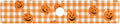 Halloween Orange Plaid Pumpkins Kitchen Sink Splash Guard Faucet Mat Diatomite Absorbent Pad for Bathroom RV 30x5.4in 1PCS water