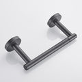 Pivoting Toilet Paper Holder Large Mega Toilet Roll Dispenser Modern Stainless Steel Tissue Roll Holder for Bathroom Commercial RV Use Wall Mounted (Matte Black)