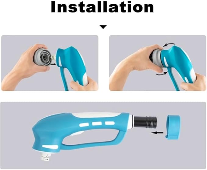 RICHOOSE Cordless Electric Spin Scrubber with 6 Brush Heads & 2 Rechargeable Batteries, Power Scrubber for Shower Tile Grout Tub Bathroom Cleaning, IPX7 Waterproof Handheld Scrubber