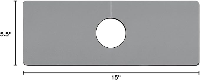Kitchen Sink Splash Guard Faucet Mat -1 PC Super Absorbent Fast Drying Mat Sink Gadgets-Splash Guard Behind Faucet Drip Catcher for Kitchen(15" X 5.5" )