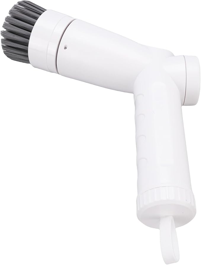 Electric Spins Scrubber, Cordless Cleaning Brush Shower Cleaning Brush with 3 Replaceable Brush Heads, IPX7 Waterproofing Power Scrubber for Cleaning Kitchen Stove, Sink, Dishes