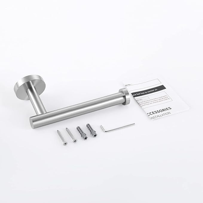 KES Toilet Paper Holder Wall Mount for Bathroom SUS304 Stainless Steel Brushed Finish, A2175S12-2