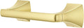 Pfister Bruxie Toilet Paper Holder, Bathroom Tissue Roll Holder, Wall-Mounted, Screw-in, Brushed Gold Finish, BPHBIE0BG