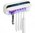 iHave Toothbrush Sanitizer Holder with 360° Disinfection, Mold & Odor Removal | Auto-Cycle UVC, 100M Ions & Fan Drying | Wall Mounted 5-Slot Toothbrush Holders for Bathrooms,Toothbrushes & Razor