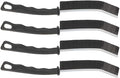 STOBAZA 4pcs Crevice Cleaning Brush Set Hard Bristles, Non-Slip Handle Scrubber Tools for Household Bathroom Kitchen Gap and Corner Cleaning