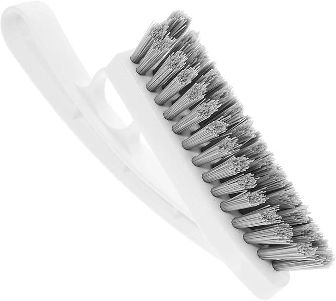 Grout Corner Scrubber Brush for Bathroom Tiles and Shower Crevices, Hard Bristle Tile Cleaning Brush for Floor and Toilet Corners, Bathroom Cleaning Tool for Deep Grout Maintenance