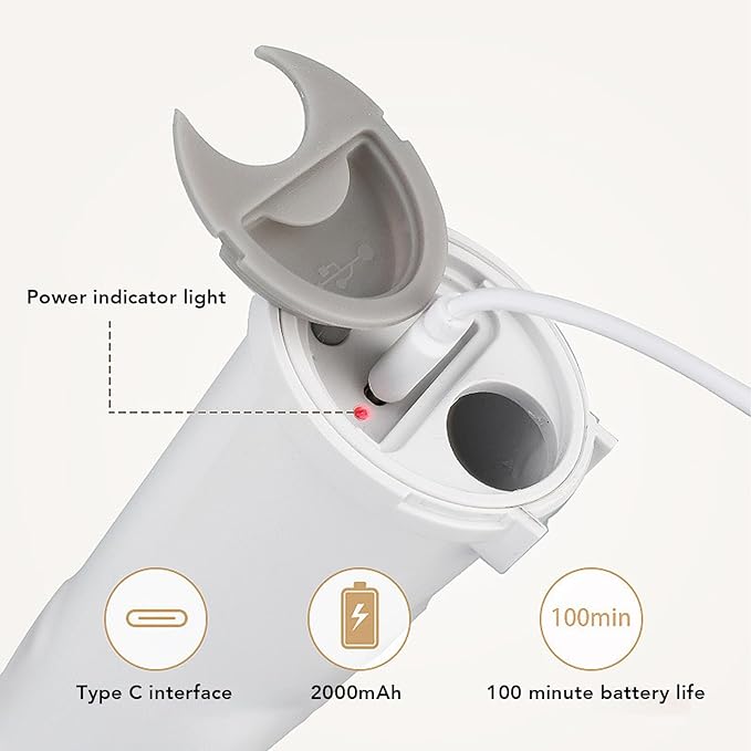 Electric Scrubber, 25W Cordless Brush with 6 Brush Heads, 2 Speeds, Adjustable Length, IPX6 Water Proof, for Bathroom Kitchen Tile Floor