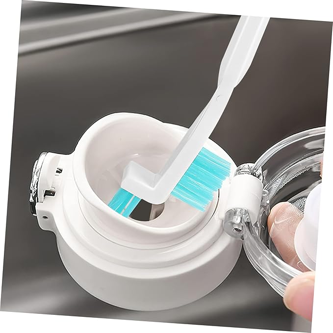 Generic 8-Piece Household Cleaning Brush Set Small Grout Cleaner Bottle Sill Cleaning Tool for Household Use Includes Detail Groove Cleaner