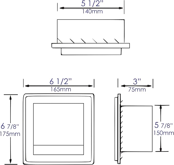 ALFI brand ABTP77-BSS Brushed Stainless Steel Recessed Toilet Paper Holder with Cover