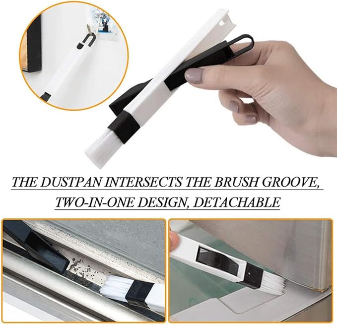 IMIKEYA 5pcs Deep Cleaning Brush Set for Door and Window Tracks Tile Grout Scrubbing Brush Crevice and Sink Cleaning Tools for Household Kitchen and Bathroom