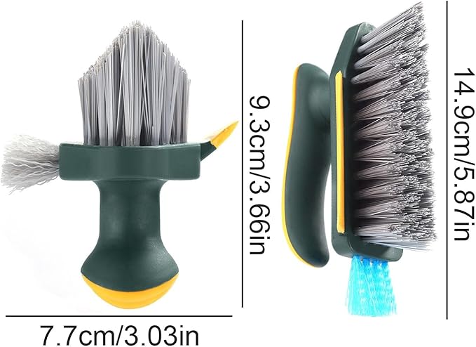 Generic Crevice Cleaning Brush - Efficient Stain Removal, Multi-Functional Gap Scrub Brush with Ergonomic Handle for Bathroom, Shower, Kitchen