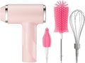 Rechargeable Electric Bottle Scrubber 1000mAh 3 Brush Heads 12Inch Protein Coffee Cups Pace Electric Cup Cleansing Brush