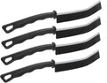 Alipis 4pcs Hard Bristle Crevice Cleaning Brush Versatile Scrubber for Gaps Grout and Tight Spaces Kitchen and Bathroom Cleaning Tasks