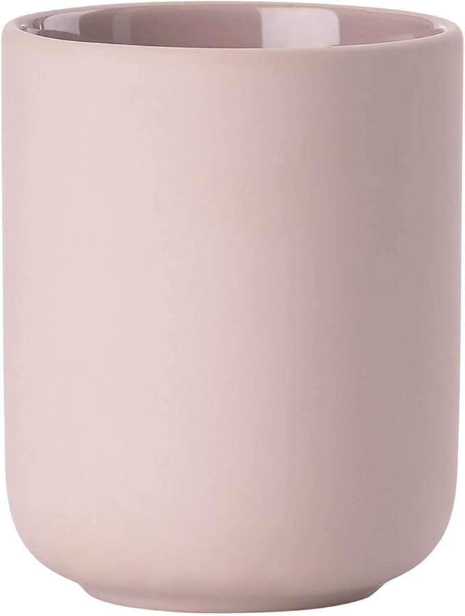 Zone UME 330400 Toothpaste Cup, Nude L: 4.0 inches (10.3 cm), D: 3.3 inches (8.3 cm), Toothbrush Mug,