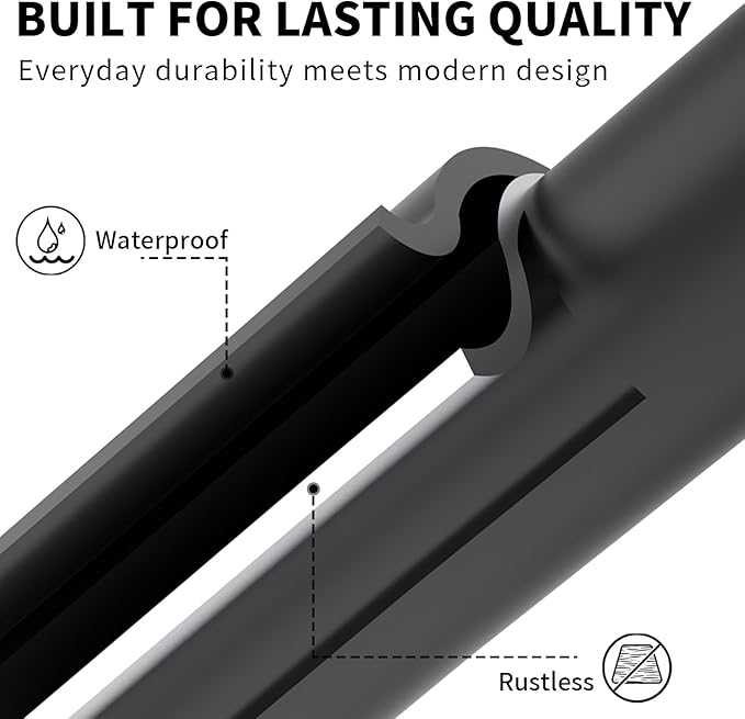 Adhesive Towel Hooks for Bathrooms 4 Pack Matte Black Stainless Steel and Zinc Alloy Sticky Wall Hooks for Hanging Heavy Duty Self Adhesive Robe Shower Hanger for Kitchen, Closet, Cabinet, Door