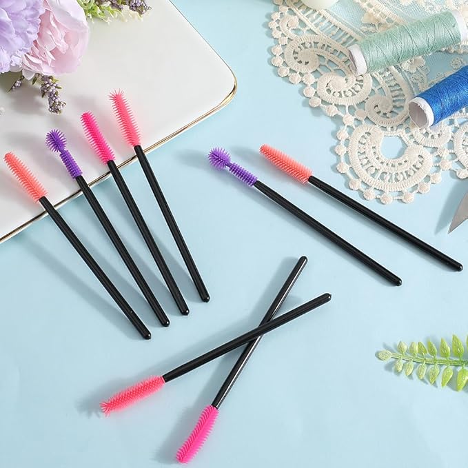 GORGECRAFT 32Pcs 4 Styles Sewing Machine Crevice Cleaning Brush Silicone Plastic Reusable Nook Cranny Small Space Dense Bristles Crevice Cleaning Tools Brushes for Gaps Corner Keyboards Accessories