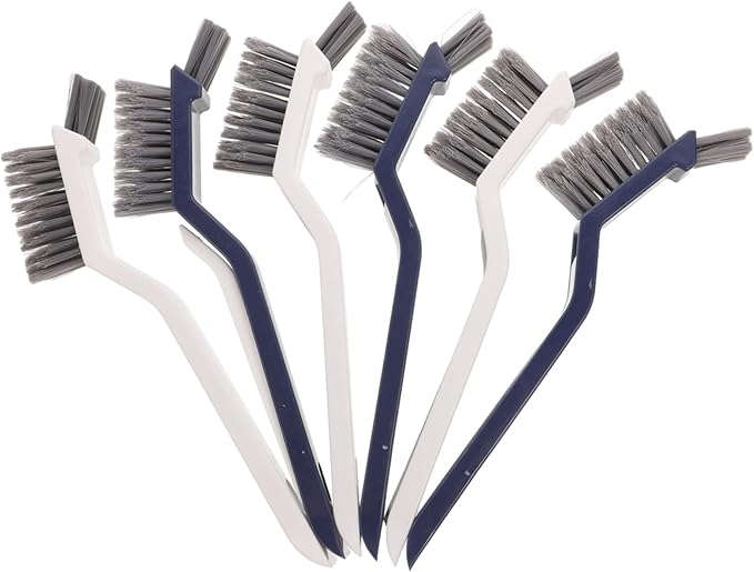6pcs Edge Brush Grout Removal Tool Cleaning Brush for Spaces Tile Floor