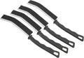 4pcs Hard Bristle Crevice Brush Set Non-Slip Handle, Multifunctional Gap Scrub Cleaner for Kitchen, Bathroom, Tile, and Window Cleaning