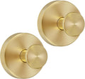 Upgrade Suction Cup Hooks for Shower,Heavy Duty Towel Hooks for Bathrooms, No Drill Suction Hooks for Inside Shower, Reusable Shower Hooks for Glass Doors & Windows(2 Pack Gold)