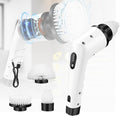 Handheld Cleaning Brush,Cordless Electric Spin Scrubber with 2 Speeds, Electric Spin Scrubber with 3 Replaceable Brush Heads,Rechargeable Small Cleaning Brush for Tile,Tub,Kitchen,Floor Bathroom