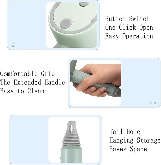The Dish Buddy, Dish Buddy Electric, Dish Buddy Electric Spin Scrubber, 360° Rotating Multifunctional Cordless Electric Cleaning Brush, with 3 Replaceable Brush Heads, for Kitchen Bathroom (Green)