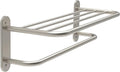 18 Inch Bathroom Towel Rack Towel Bar Towel Shelf Brushed Nickel Stainless Steel and Zinc Alloy Wall Mount 1pc for House Lavatory and Hotel