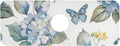 Blue Hydrangea Butterfly Kitchen Sink Splash Guard Faucet Mat Diatomite Absorbent Pad for Bathroom RV 14.7x5.4in 1PCS water