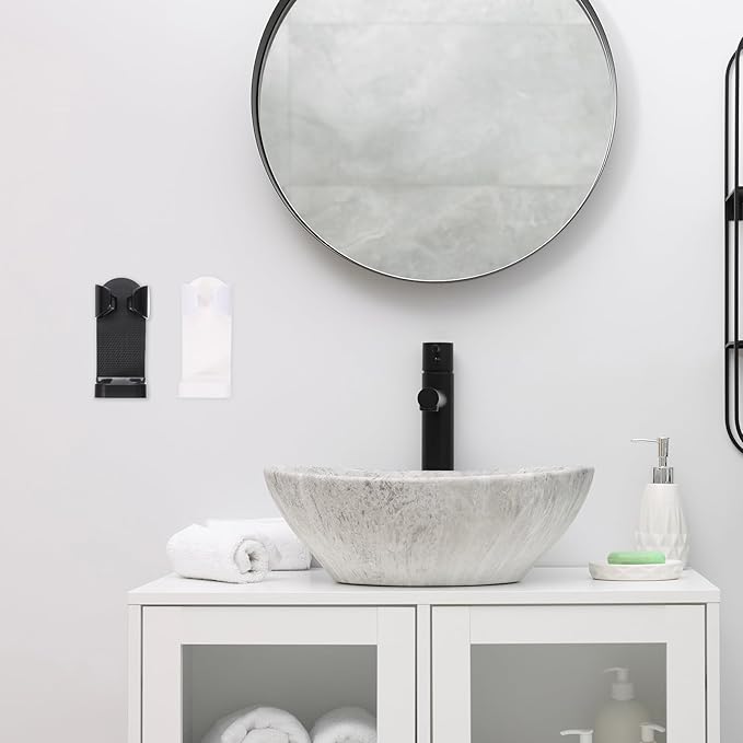 uxcell 2Pcs Electric Toothbrush Holder, Adjustable Wall Mounted Plastic Toothbrush Organizer Adhesive Storage Organizer Stand for Bathroom Tooth Brush Toothpaste Storage, White
