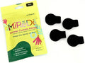 4 Pack Self Adhesive Shower Curtain Clips – Wall Mounted Clips Keep Curtain Closed and Contain Water Inside Shower – Easy Install Bathroom Splash Guards – Shower Accessories (Black)