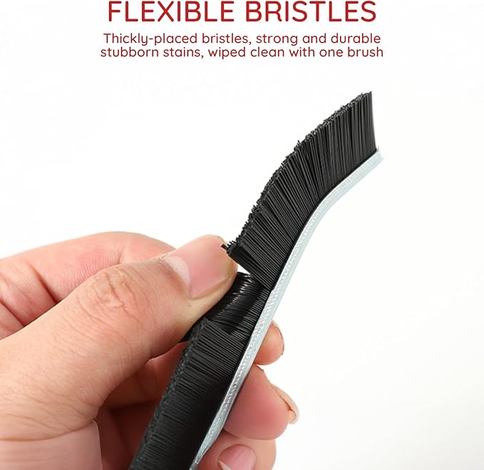 10 Pack Crevice Cleaning Brush Set, Multi-Purpose Hard Bristle Grout Brush for Bathroom Kitchen Tiles, Dish Brush for Household Cleaning, Grout Cleaner Brush for Tight Spaces and Corners