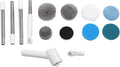 Electric Rotating Scrubber, Electric Cleaning Brush with Detachable Long Handle, Power Shower Scrubber, Multifunctional Cordless Electric Cleaning Brush for Bathroom