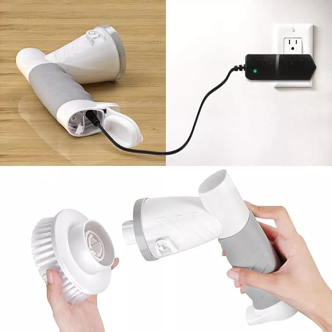 Ivory.Best Versatile Electric Cleaning Brush (Green 4)