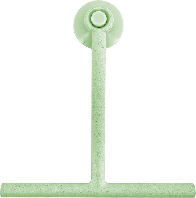 Splash Home Jasmine Eco-Friendly Shower Squeegee, Green