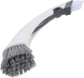 NUOBESTY Detachable Dual-Head Cleaning Brush for Washing Machine Drum and Floor Tiles, Small Multi-Functional Scrub Brush for Bathroom and Kitchen Groove Cleaning Random Color Random Color