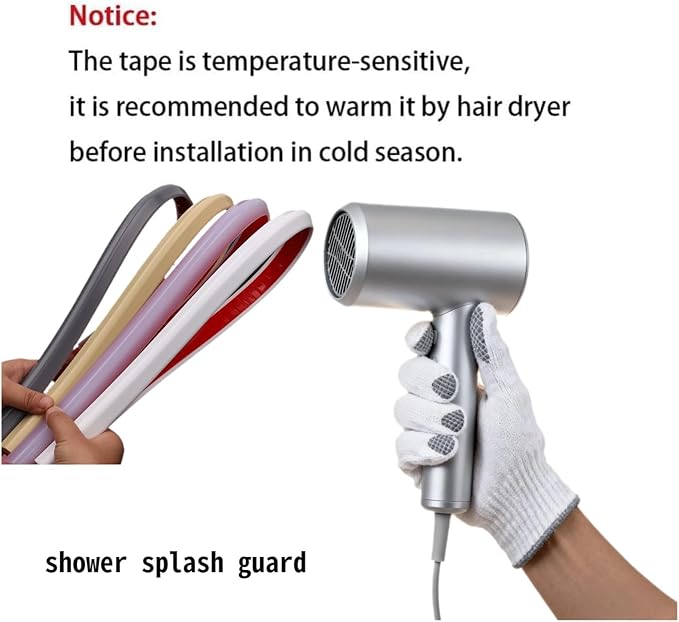 78in-Shower Threshold Water Dam,Shower Water Guard,Flexible Waterproof Splash,Self-Adhesive-Easy Install,For Use In Thresholds Of Bathrooms And Kitchens Countertop Bedrooms(Transparent)