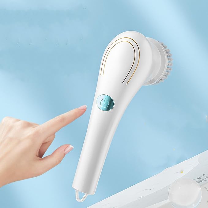 Electric Cleaning Brush Home Handheld Rechargeable Bathroom Kitchen Dishwasher Multifunctional Cleaning Brush